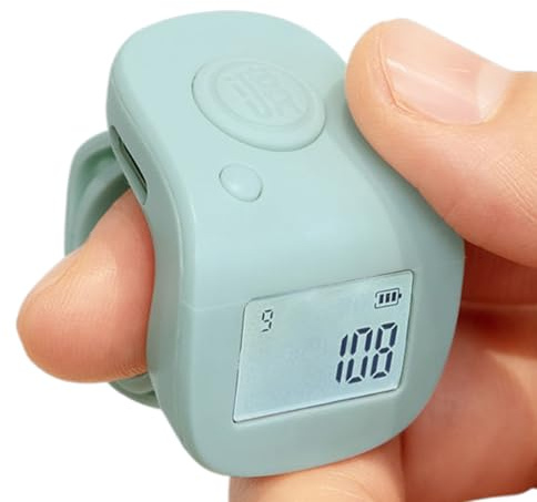 Zählzähler, Fingerklick, LED-Anzeige, wasserdicht, Anzeige per Hand, mit Fingerring-Design, Clicker Sport, Zubehör für Leichtathletik, tragbar