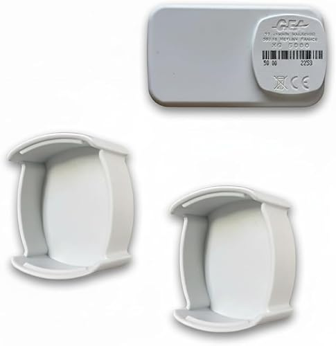 Verificar Compatibilidad) 2 soportes de placa telepeaje autopista compatible con insignia GEA XG 5000 con adhesivo para parabrisas.