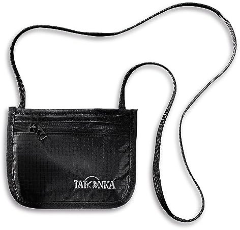 Tatonka Brustbeutel Skin ID Pocket - Kleine Geldbörse zum Umhängen mit Klettverschluss- und Reißverschlussfach - Bietet Platz für Personalausweis, Führerschein, Kreditkarten, Bargeld