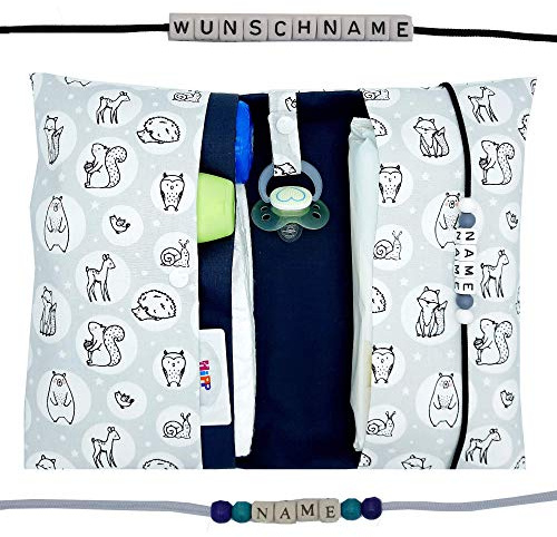 Große Windeltasche XXL mit Name Wickeltasche