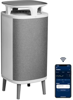 BLUEAIR Luftreiniger für Räume bis zu 48 m², Tischluftreiniger für Staub, Tierhaare, Rauch, Schimmel, Pollen, Allergene, Geruchsbeseitigung, HEPASilent, DustMagnet 5240i