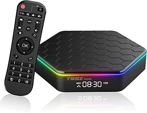 Android TV Box, Android 12.0 Tv Box H618 Quad Core 4GB RAM 64GB ROM Smart Media Player with Digital Display HD 6K/4K Ethernet Wifi 2.4Ghz Set Top Box,2GB+16GB