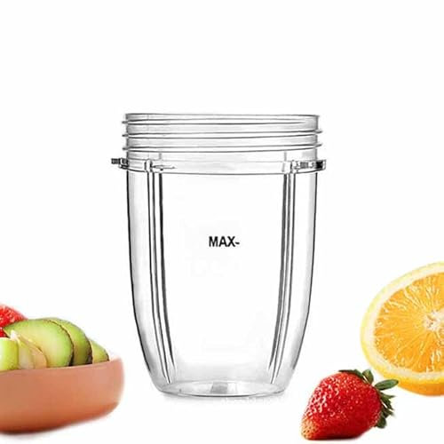 DDSHUN 18OZ Cup for Nutribullet Accessories Replacement Parts Fits Nutribullet 600W 900W Blenders Juicer Mixer Replacement Parts（18OZ 24OZ 32OZ Can Choose）