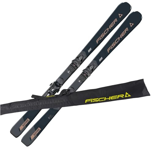 Damskidor Alpinski Carvingski On-Piste-Rocker – Fischer Aspire SLR – 150 cm – inkl. bindning RS9 SLR Z3-9 – All Mountain Skidor – lämplig för nybörjare till avancerade –