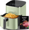 Fabuletta Heißluftfritteuse 5,7L, 11-in-1 Air Fryer, Max230℃ Heissluft Fritteusen, Digitaler Timer bis zu 6 Stunden, LED-Touchscreen AirFryer, Schnelle Erwärmung, Shake-Modus, 95% weniger Öl, 1950W