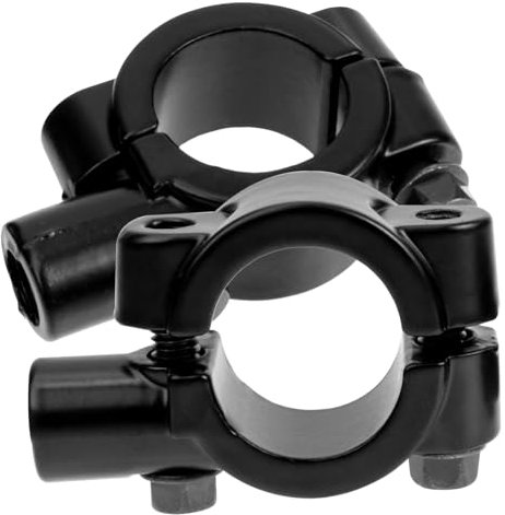OUNONA 2St Spiegelhalterung Sportzubehör Motorradspiegelclips aus Metall heimtrainer fahrrad rückspiegel halterung Befestigungsclip für Fahrradspiegel montieren Base