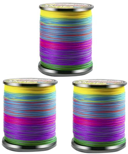Supvox 3St Angelspule angelschnur meeresangeln Fishing Accessories anglerschnur fischschnur Angelzubehör geflochtene Angelschnüre Angeldraht großes Angelleine geflochtener Draht