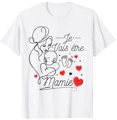 Future Mamie 2027 Cadeau Annonce Grossesse Grand Mère T-Shirt