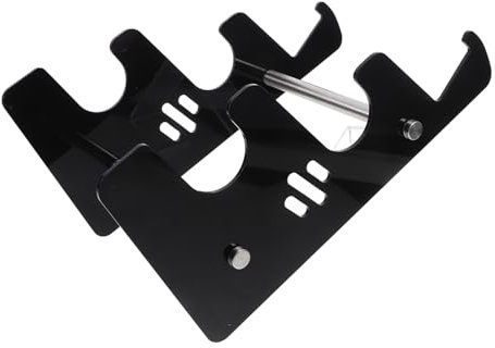 OSALADI Soporte de Teclado Oficina Soporte mecánico para Teclado de computadora Computer Pararse Accesorios de computadora para Escritorio Soporte de Pantalla de Acrílico Negro