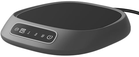 Kaffekoppsvärmare - 15,60 x 14,10 x 3,40 cm keramiska värmeunderlägg med pekskärm | Mu Warmēr elektrisk smart dryckesunderlägg 3 nivåer, USB-driven, taz Wamer