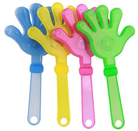 Oxxggkao Hand Clappers Noisemakers Festival Birthday Party and Supplies Kids Toys for Aldult Children Cheering Props Hand Clappers Noisemakers Clapper Party Favor Bulk Light Up for Sporting Toys