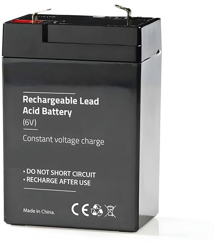 Batteria ricaricabile al piombo acido PS640 F1 Y4-6, NP4-6, per torcia, barca, auto, giocattoli, allarme, scooter, quad, moto, terminali 4,75 mm (4,8 mm) x 0,8 mm