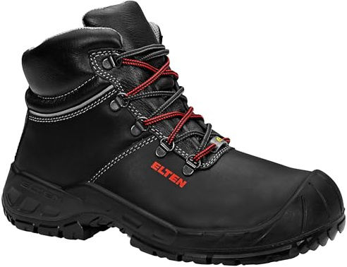 ELTEN Elten Sicherheitsschuhe Renzo XXW Mid ESD S3, Herren, Leicht, Schwarz, Stahlkappe Herren Sicherheitsschnürstiefel Renzo XXW Mid ESD S3 Größe 36