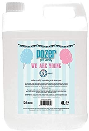 Pozer Pet Vanity We Are Young Gentle Hypoallergenic Puppy Shampoo, 4L