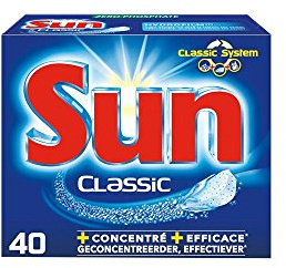 Sun Diskmaskinstabletter - lådan med 40, 380 g