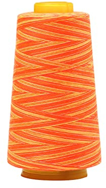 JAWSEU Multicolour Nähgarn, Polyester Irisierend Nähgarn Set, Bunt Zwirn Reißfest NäHmaschinengarn Thread Nähfaden Overlock Garn