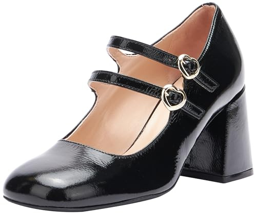 Love Moschino, Decollete Tacco Donna, Nero, 38 EU