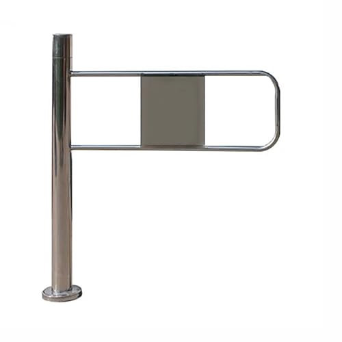Puerta de seguridad para peatones abierta manual de 90° con columpio de rebote automático, diseño de empuje manual para seguridad de entrada de supermercado