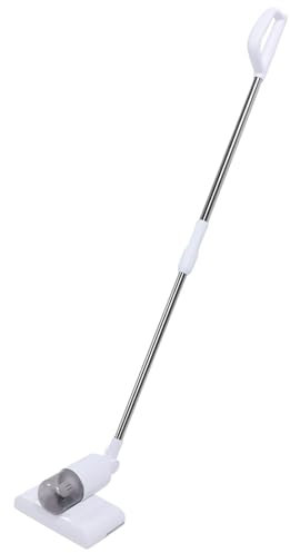 Riuulity Aspiradora de Ventana Inalámbrica, Herramienta de Limpieza de Vidrio Eléctrico Ajustable de 180 Grados con Poste Telescópico para Uso en el Hogar, Polvo, Limpieza y Aspiradora