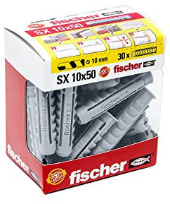 Fischer Taco SX 10x50 (Caja de 30 Ud.), 511946, Gris