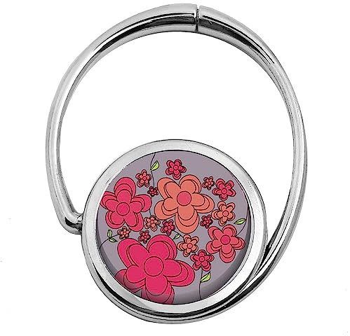 Miss Kha – Taschenhalter, faltbar, Motiv Blumen, Rot