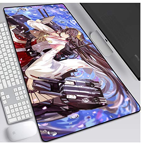 ITBT Collection Anime Alfombrillas de Ratón - Gaming Mousepad 700x300mm, 3mm Base de Goma Antideslizante, Superfície con Textura Especial, Compatible con ratón láser y óptico, para PC y Laptop,B