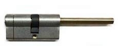 CILINDRO DI SICUREZZA SECUREMME EVOK1 con sistema di cifratura predisposto per codolo-chiave mm.30-30-Finitura cromo satinata- Sistema anti- A=60 mm B=30 mm C=30mm