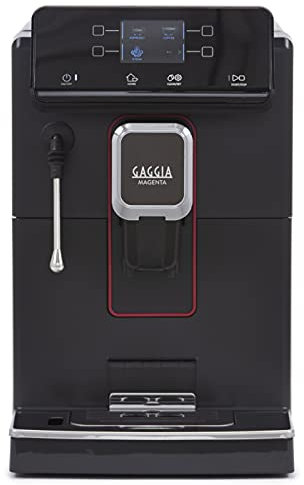 Gaggia Magenta Plus, Automatic Bean to Cup Coffee Machine, Esspresso and Cappuccino Maker with Professional Steam Wand - Black