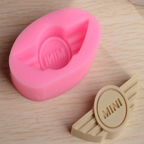 Silikonform für Kuchen mit berühmtem Auto-Logo, Schokoladenform mit berühmtem Auto-Logo, 1 Stück