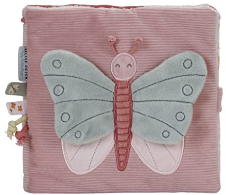 Little Dutch 8707 Activity Stoffbuch Fühlbuch - Flowers & Butterflies