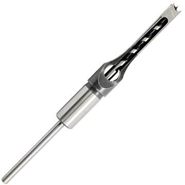 SYDARSYN Brocas Cuadradas para Carpintería, Cinceles de Madera, Cinceles para Taladro, Herramientas de Perforación para Carpintería, 3/8 pulgada (9,5 mm)