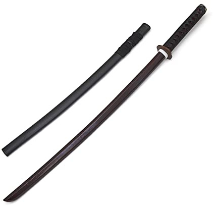 Martial Arts Adults Cherry Oak Roped Wooden Bokken With Plastic Scabbard - NEW