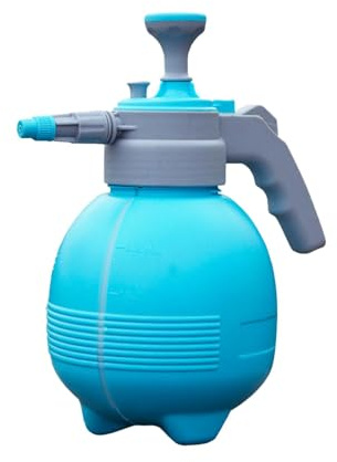 Pulverizador de bomba manual – 0,52 galones de jardín con boquilla ajustable | Botella pulverizadora de agua de diseño con cerradura | Pulverizador a presión de limpieza de jardín | Bomba Mister para