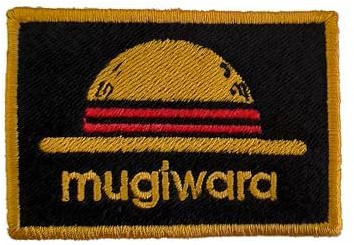 VALKYNEA 100 % broderad lapp inspirerad av Anime Art/Mugiwara/Embroidery Patch/broderad applikation (krok och ögla (Velcr0))