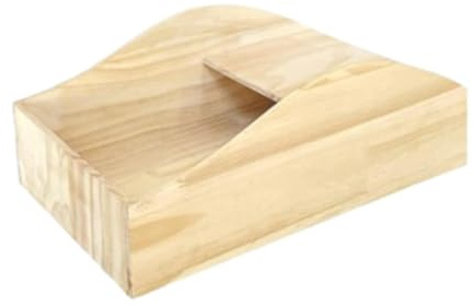 FewNvWa Sandbad Box für Hamster, Badezimmer für kleine Tiere, Holz Sandbadbehälter, S