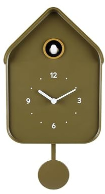 EMDE Cadres, Miroirs et Atelier sur-mesure Horloge Coucou Kaki 20.6x39cm