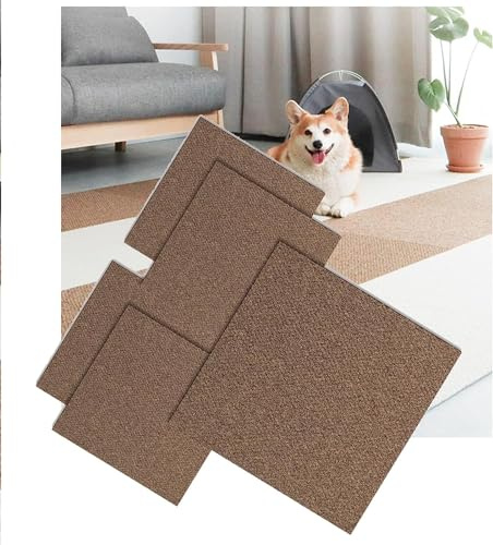 Moquette autoadesiva, Piastrelle for moquette Fai-da-te-Antiscivolo Stacca e incolla Tappeto multiuso 12 * pollici Arredamento commerciale/per la casa for pavimenti in moquette-Uso ripetuto