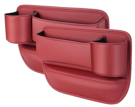 YDSTNiu 2 Pezzi Organizzatore Sedile per Opel Astra J GTC 2011-2018, Riempitivo Fessura Auto Tasca Laterale Scatola Portaoggetti Vano Console Cuneo Contenitore,C
