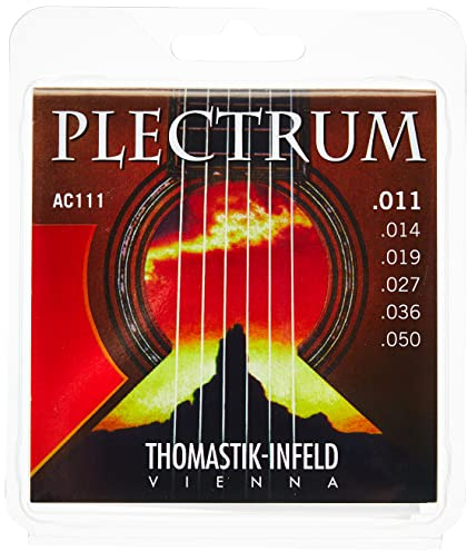 Thomastik-Infeld AC111 Acoustic Guitar Strings - Plectrum Series 6 String Set E, B, G, D, A, E