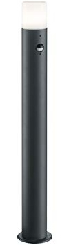 Postes Hoosic – Lámpara exterior con detector de movimiento & una LED regulable, aluminio antracita, IP44