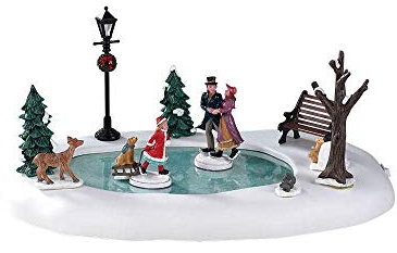 Lemax Victorian Skaters, Battery Operated (4.5V) #94527