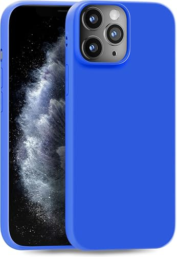 MyGadget Hülle kompatibel mit iPhone 11 Pro - robuste Handyhülle TPU Case Slim Silikonhülle - Back Cover Kratzfest Schutzhülle matt Königsblau