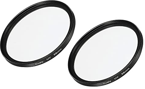 sourcing map Lot de 2 filtres UV 58 mm pour objectif d'appareil photo