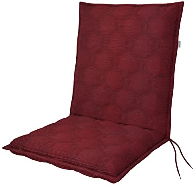 Doppler / Niederlehner Fusion/Gartenstuhlauflage/Niederlehner/Bordeaux/ca. 100 x 48 x 7 cm