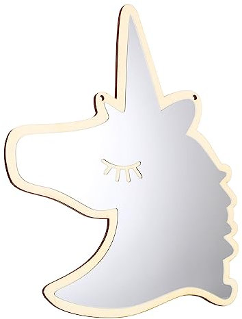 Warmhm 1stück Einhorn Form Wandspiegel Aufkleber Für Kinderzimmer Leicht Zu Installieren Für Wanddekoration Im Babyzimmer