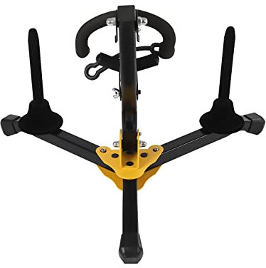 CLEADONG Alt-/Tenorsaxofonständer Saxophonständer, Schwarz Notenständer Klappbar Stabil, Kinder Klarinettenständer und Cello Ständer , Orchesterpult Für Platzieren Von Klarinette