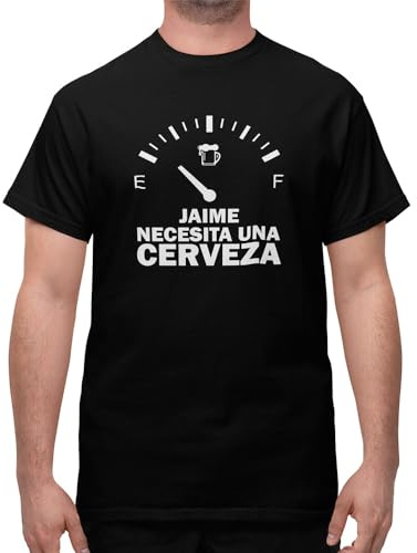 Camiseta Personalizada para Hombre Necesito una Cerveza
