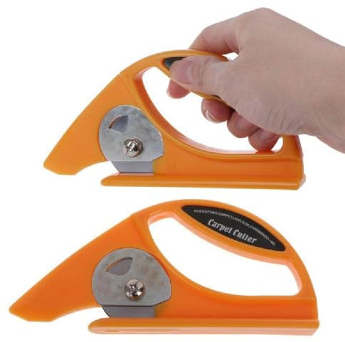 Muteitt Coupe-Tapis, Couteau Utilitaire Multifonction À Lame De Coupe en Carton avec Poignée pour Couper Le Tapis, Le Linoléum, Le Tissu Le Papier