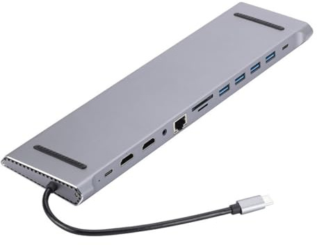 Estación de acoplamiento para ordenador portátil,Estación de acoplamiento para ordenador portátil | Estación de acoplamiento USB C Hub USB - Hub de extensión USB de alta velocidad, adaptador USB C