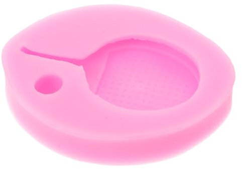DIYEAH Tischtennis-schläger Und Ball Silikonform Für Kuchendekoration Schokoladenform Süßigkeitenform Eiswürfelform Seifenform Und Kunstharzhandwerk Diy Backform Keksform Puckform Für Ess